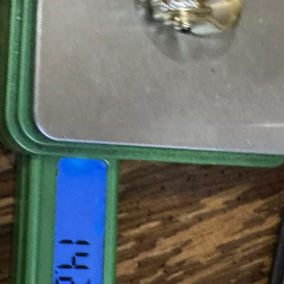 Lagos Caviar 18K Yellow Gold Citrine Diamond sapphire cabochon Ring size 8 - Picture 11 of 13